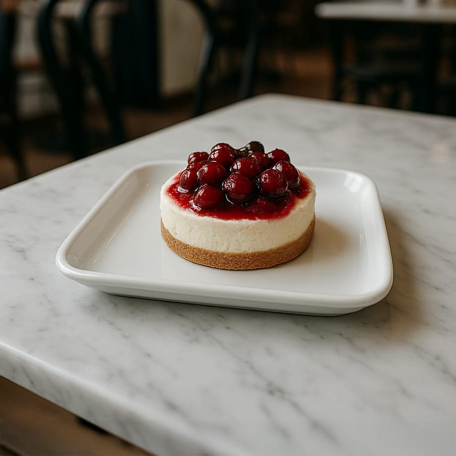 Frambuazlı mono cheesecake